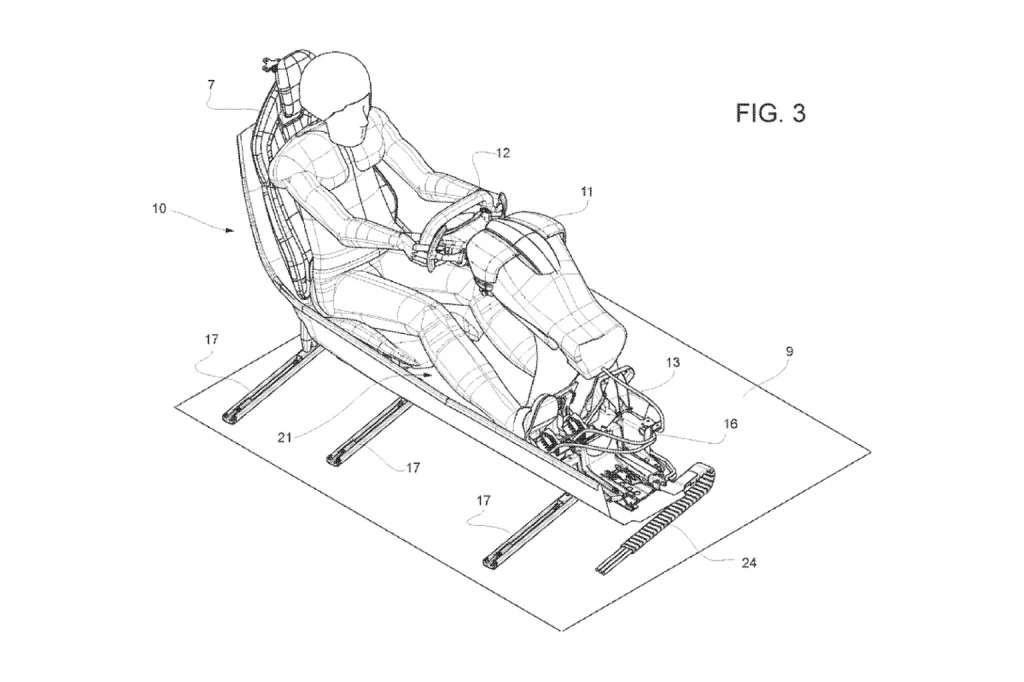 Ferrari patenta el cockpit de su futuro superdeportivo. con el que se ríe del McLaren F1 9 Motor16 2024 Ferrari Cockpit Patente 8 Motor16