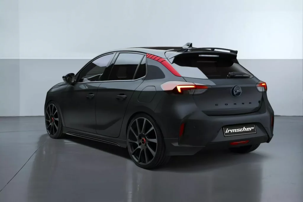 A falta de Opel Corsa OPC habrá que conformarse con este de Irmscher 2 Motor16 2024 Opel Corsa Irmscher. Imagen trasera.
