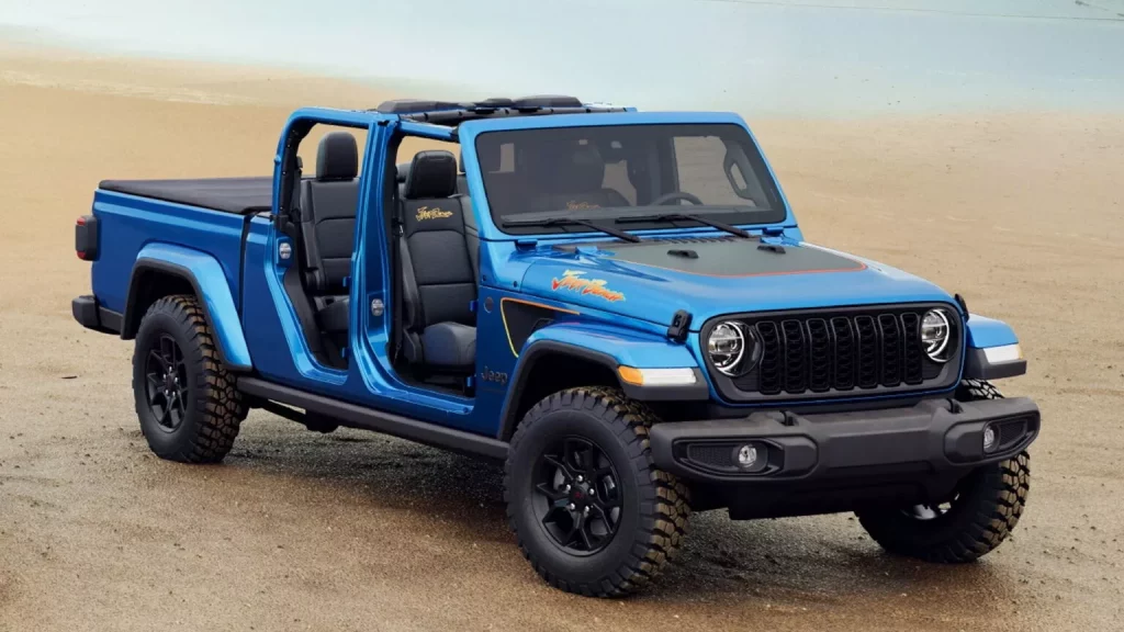 El Jeep Wrangler y el Jeep Gladiator se empiezan a preparar para la playa 1 Motor16 2024 Jeep Gladiator Jeep Beach. Imagen.