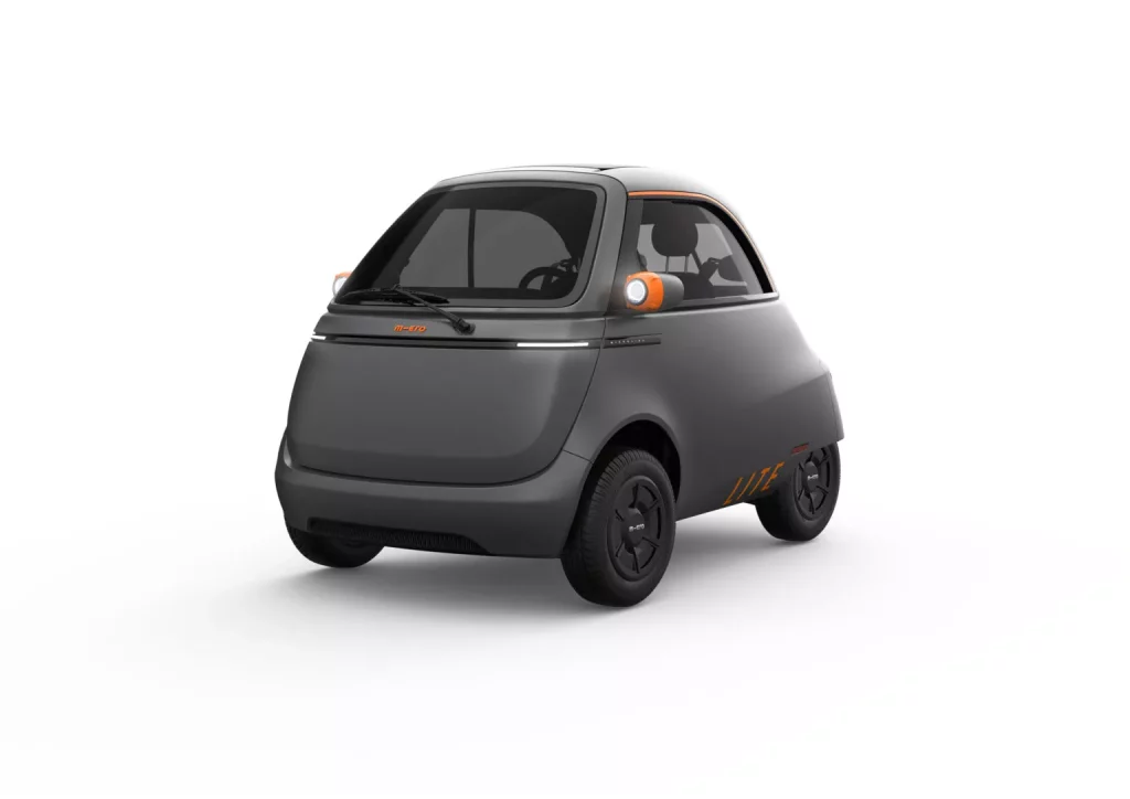 Microlino Lite: La versión 'sin carnet' ya está aquí 1 Motor16 2024 Microlino Lite. Imagen delantera.
