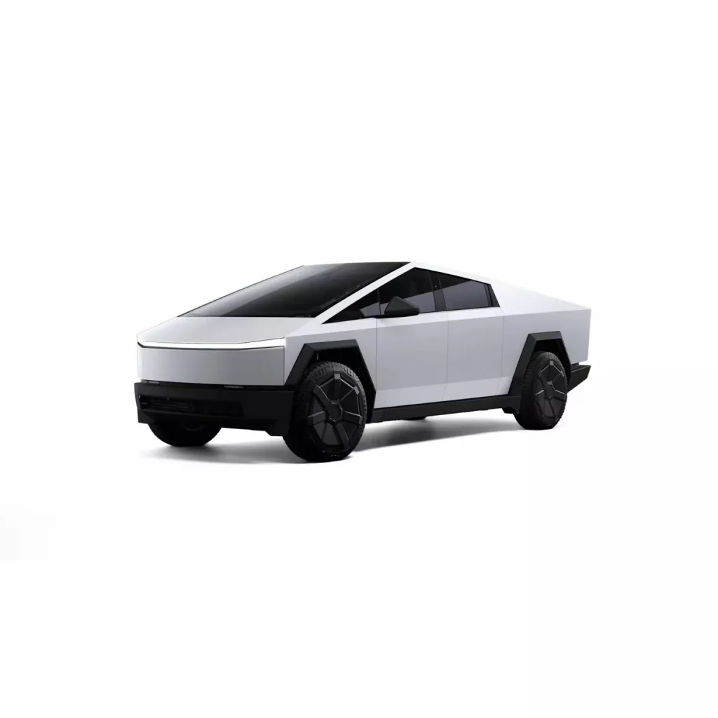 2024 Tesla Cybertruck Wrap Color. Imagen blanco.