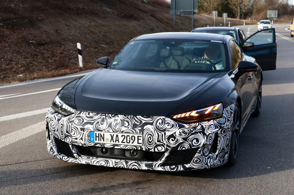 Audi prepara cambios para el e-tron GT 21 Motor16 Audi RS e tron GT facelift 1 Motor16