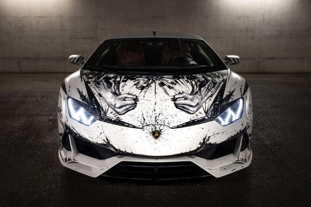 Los modelos más exclusivos de Lamborghini y Ducati se han pintado con los dedos 15 Motor16 Lamborghini Huracan EVO Speciale Paolo Troilo Minotauro23 Motor16