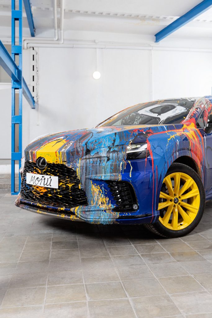 Un Lexus RX único con sello español 1 Motor16 Lexus RX Art Car 2024 Jose Monu2 Motor16