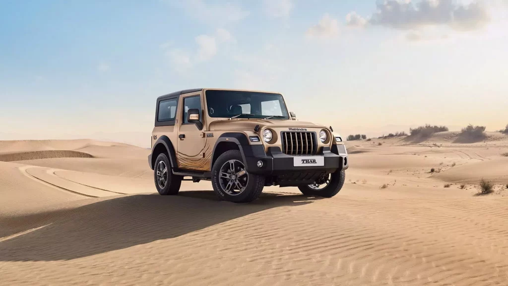 Se llama Mahindra Thar Earth Edition y es algo más que una imitación india del Jeep Wrangler 10 Motor16 Mahindra Thar Earth Edition jeep wrangler 2 Motor16