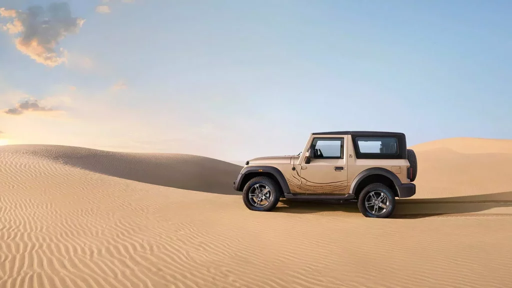 Se llama Mahindra Thar Earth Edition y es algo más que una imitación india del Jeep Wrangler 1 Motor16 Mahindra Thar Earth Edition jeep wrangler 5 Motor16