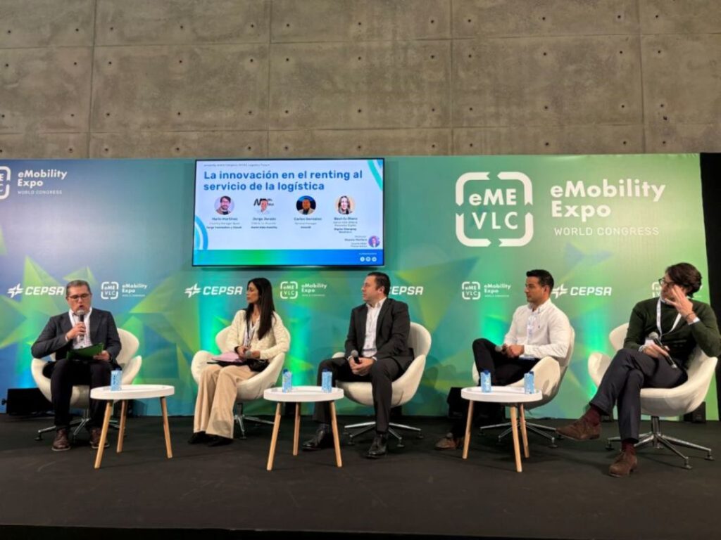 e-Mobility World Congress: el renting, el pago por uso y la electrificación de flotas, fueron los protagonistas 6 Motor16 Mesa La innovacion en el renting al servicio de la logistica 1024x768 1 Motor16