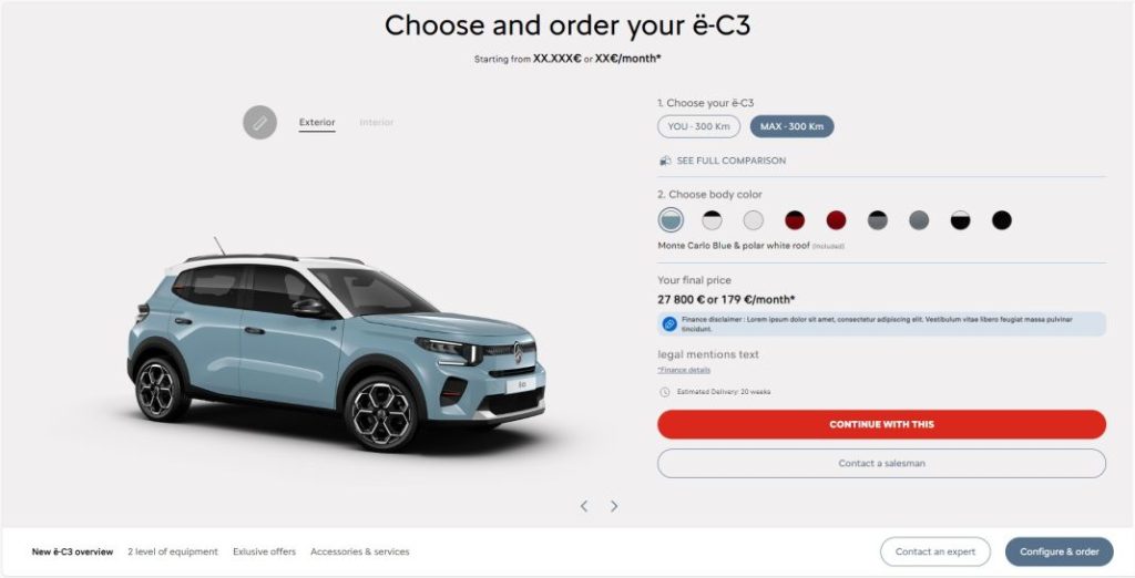 La forma más fácil de comprar un Citroën e-C3 1 Motor16 Nuevo website Citroen2 1 Motor16