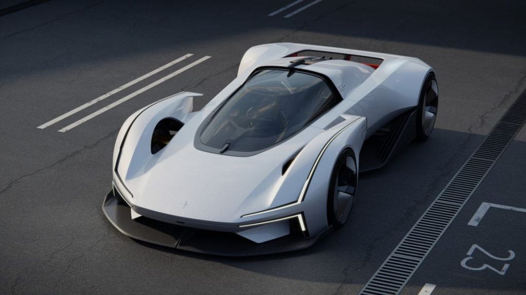 El Polestar Synergy se presentó en el Hot Wheels Legends Tour de Mattel en California.