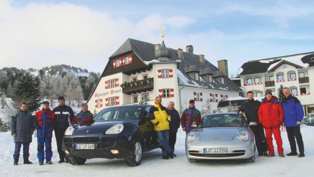 Así pone Porsche a prueba los neumáticos de invierno desde 1961 3 Motor16 1960 Porsche Cayenne. Neumáticos de invierno. Turrach. Imagen.