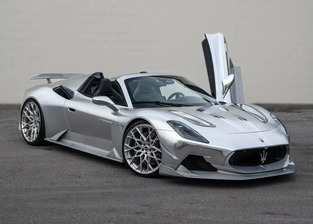 2024 7Design Maserati MC20 Aria Silver Surfer 6 Motor16