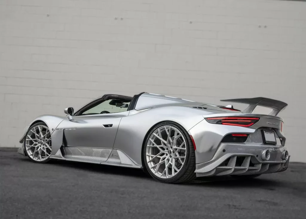 2024 7Design Maserati MC20 Aria Silver Surfer 7 Motor16