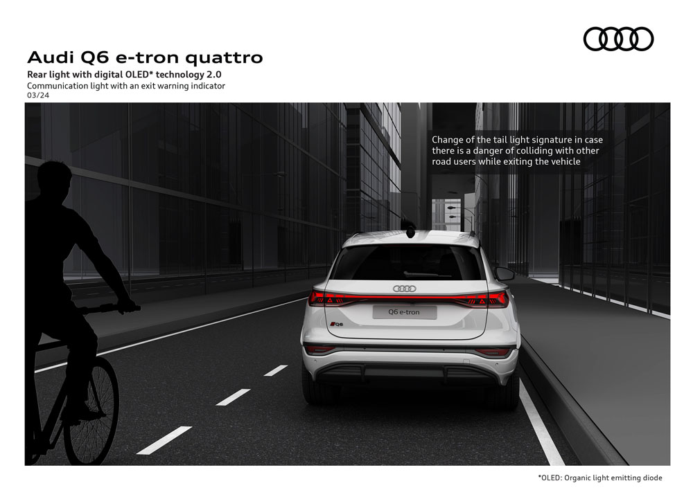Audi Q6 e-tron: El primero de una prometedora gama de vehículos eléctricos 150 Motor16 2024 Audi Q6 e tron 10 Motor16