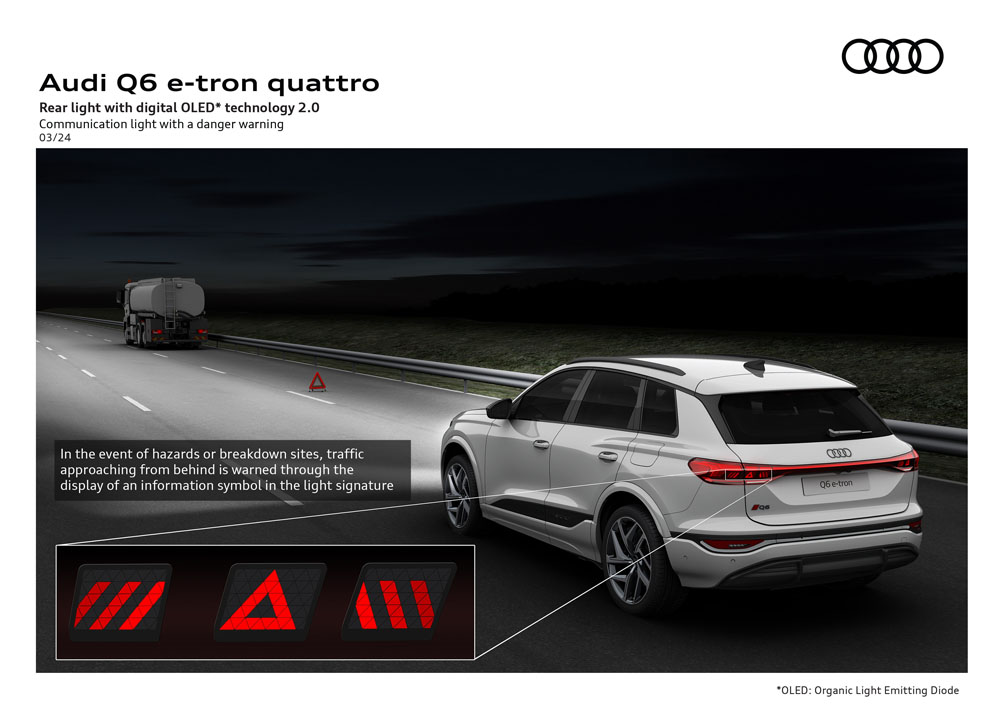 Audi Q6 e-tron: El primero de una prometedora gama de vehículos eléctricos 152 Motor16 2024 Audi Q6 e tron 12 Motor16