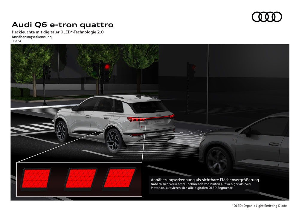 Audi Q6 e-tron: El primero de una prometedora gama de vehículos eléctricos 154 Motor16 2024 Audi Q6 e tron 14 Motor16