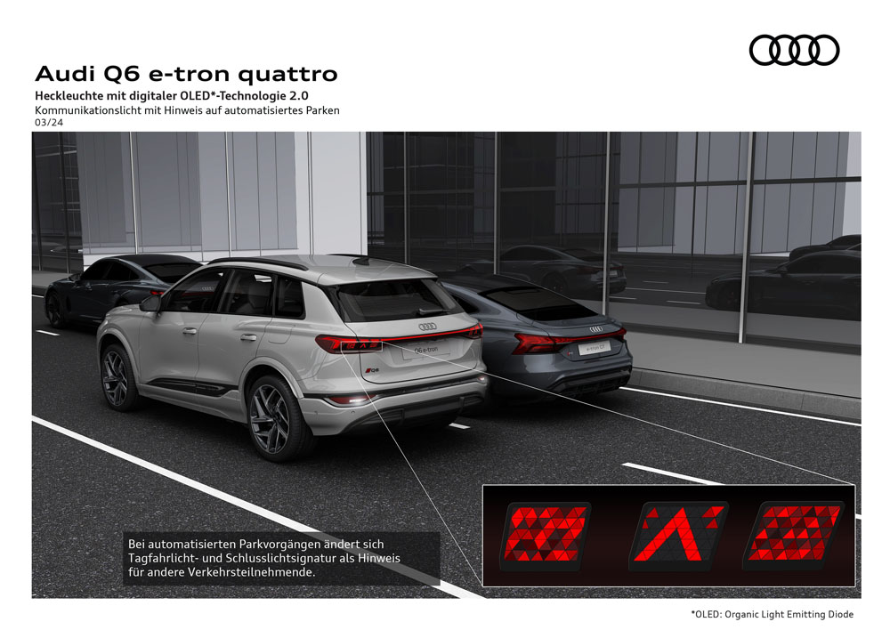 Audi Q6 e-tron: El primero de una prometedora gama de vehículos eléctricos 147 Motor16 2024 Audi Q6 e tron 7 Motor16