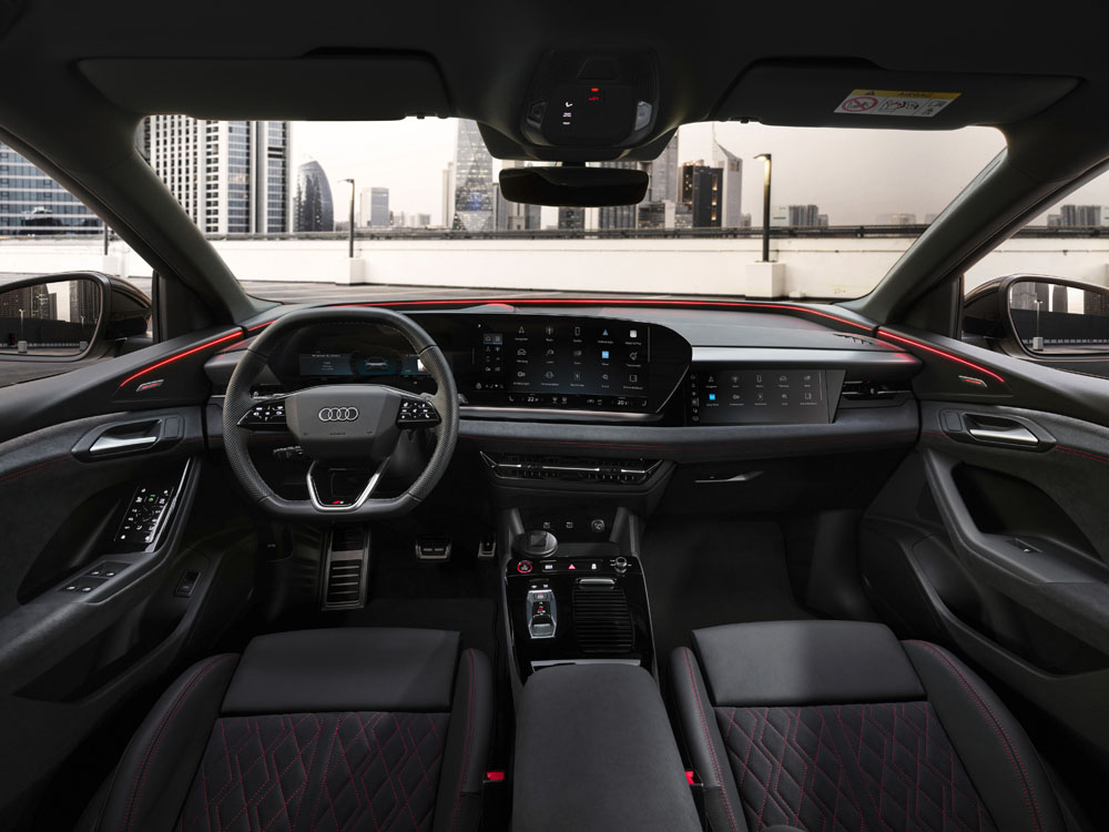 Audi Q6 e-tron: Más caro que un Q4 e-tron y más barato que un Macan 1 Motor16 Audi Q6 e-tron. Imagen salpicadero.