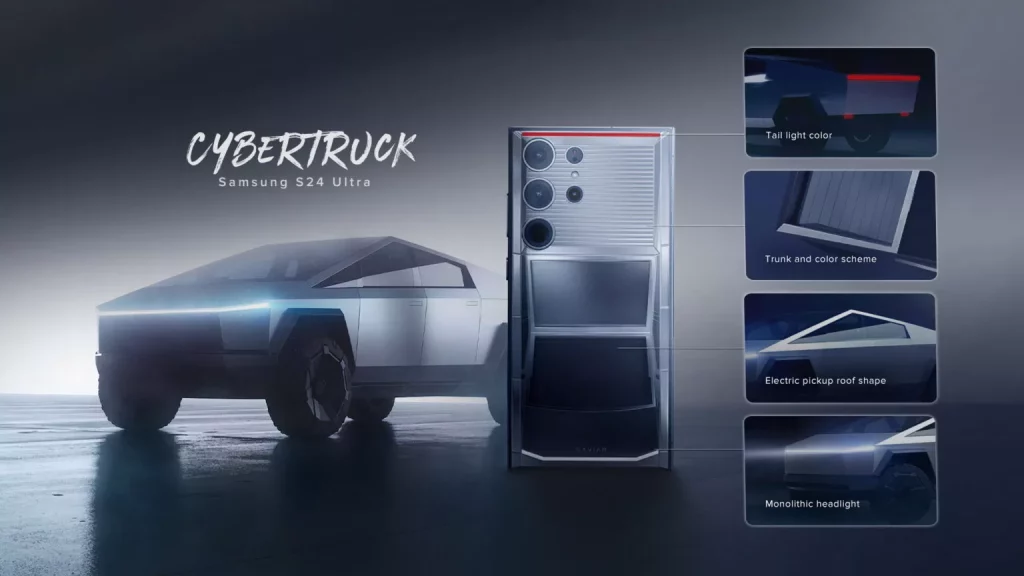 2024 Caviar Samsung S24 Ultra Tesla Cybertruck 7 Motor16