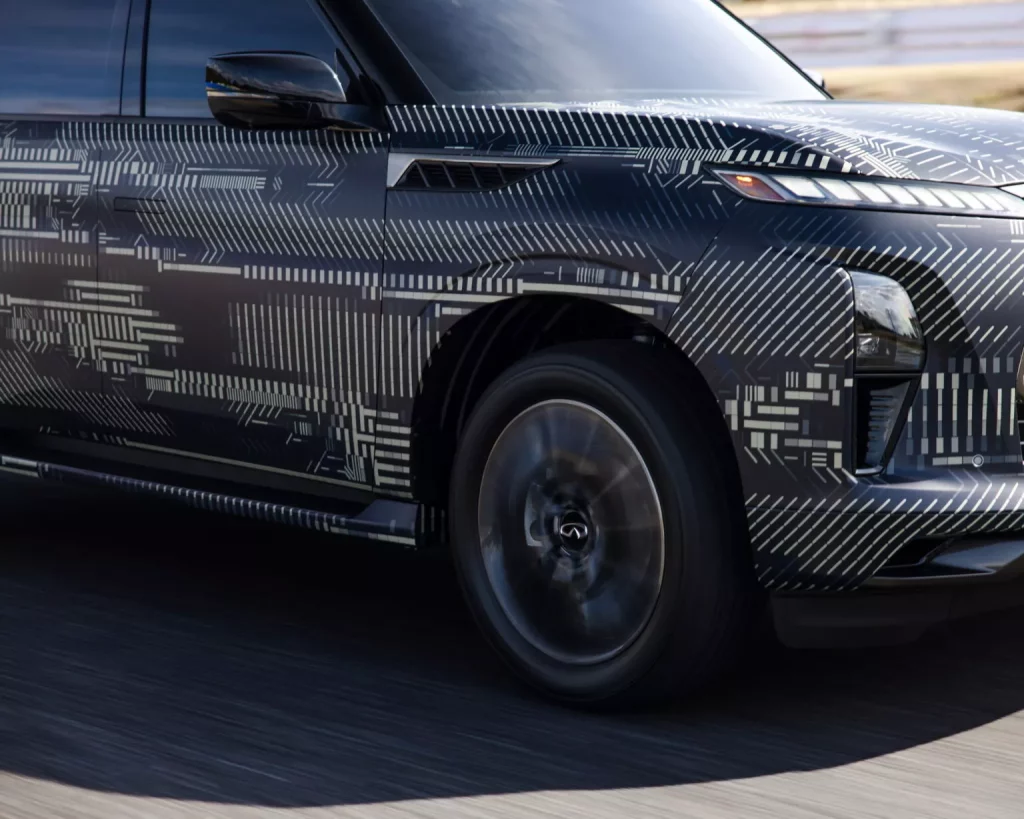 2024 Infiniti QX80 Teaser. Imagen detalle.