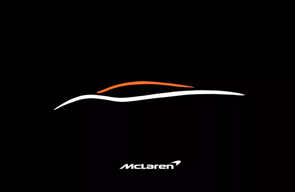 2024 McLaren diseño lenguaje futuro. Imagen silueta.