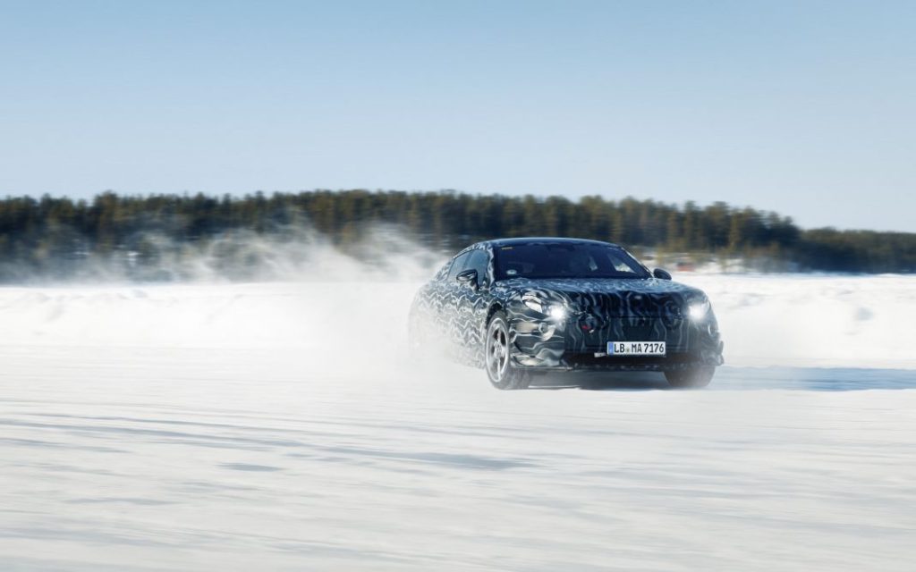 El Mercedes-AMG 100% eléctrico viene de camino sobre una nueva plataforma 1 Motor16 2024 Mercedes-AMG EA. Plataforma. Teaser. Imagen movimiento.