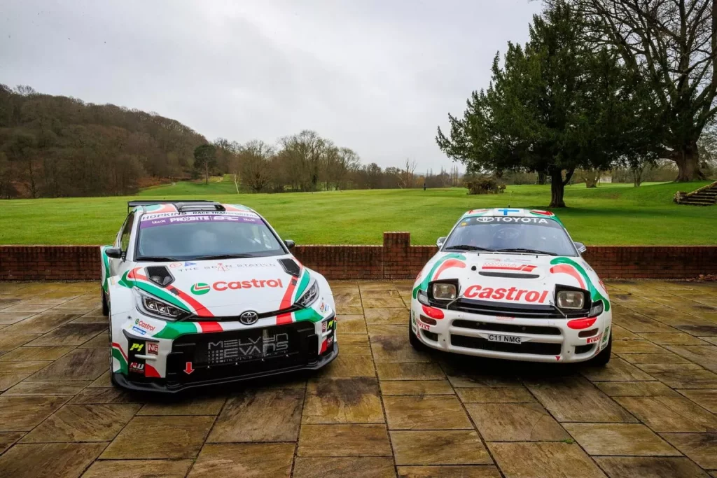 2024 Toyota GR Yaris Rally2 Melvyn Evans. Celica Castrol. Imagen.