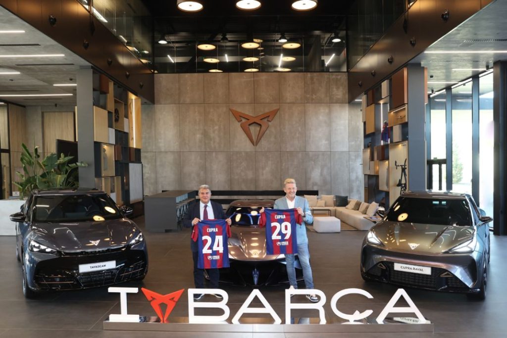 La marca de coches que estará en las camisetas del Barça hasta 2029 3 Motor16 CUPRA FC BARCELONA 2024 20291 Motor16