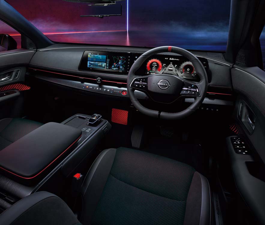 2024 Nissan Ariya Nismo. Imagen interior.
