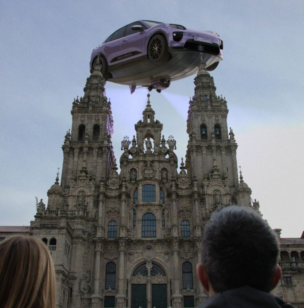 El nuevo Porsche Macan eléctrico se transforma en un zeppelin 1 Motor16 Porsche Macan Electric
