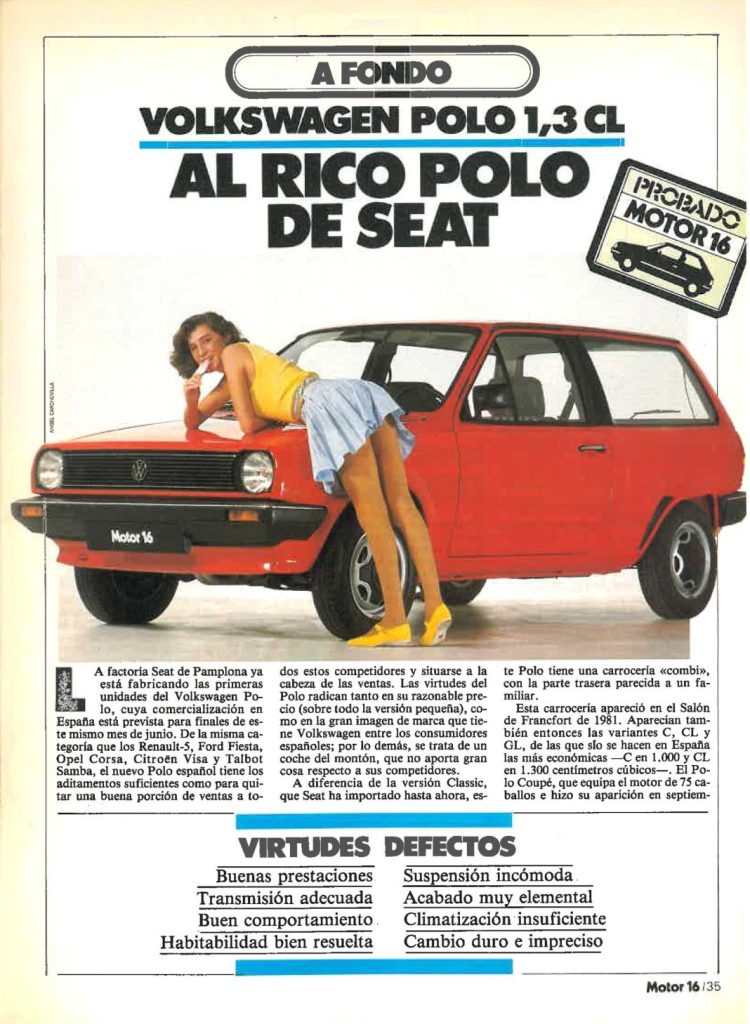 El Volkswagen Polo fabricado en Navarra cumple 40 años 4 Motor16 Volkswagen Polo Motor 16 prueba portadilla Motor16