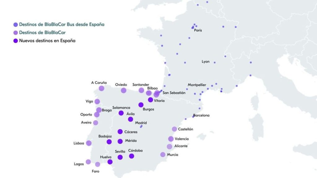 Aparca tu coche: La empresa que no quiere que lo cojas para viajar en Semana Santa 154 Motor16 destinos coche compartido y autobus