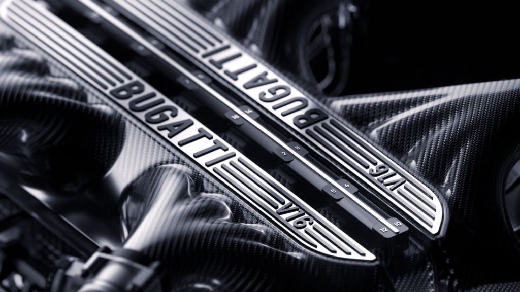 Los primeros detalles del futuro V16 de Bugatti han salido a la luz 1 Motor16 2024 Motor V16 Bugatti. Imagen detalle.