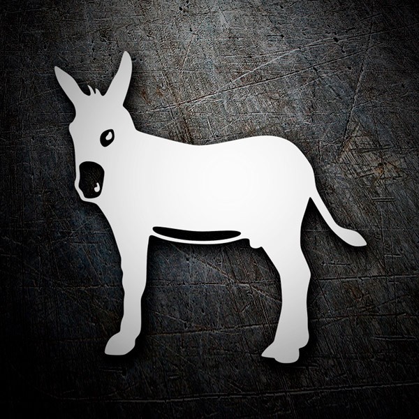 La pegatina del burro, el adhesivo que lucen muchos coches y que te gustaría llevar en el tuyo 86 Motor16 pegatina