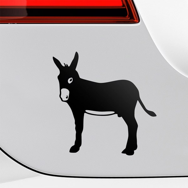 La pegatina del burro, el adhesivo que lucen muchos coches y que te gustaría llevar en el tuyo 89 Motor16 pegatinas coches motos burro catalan simbolo en cataluna Motor16