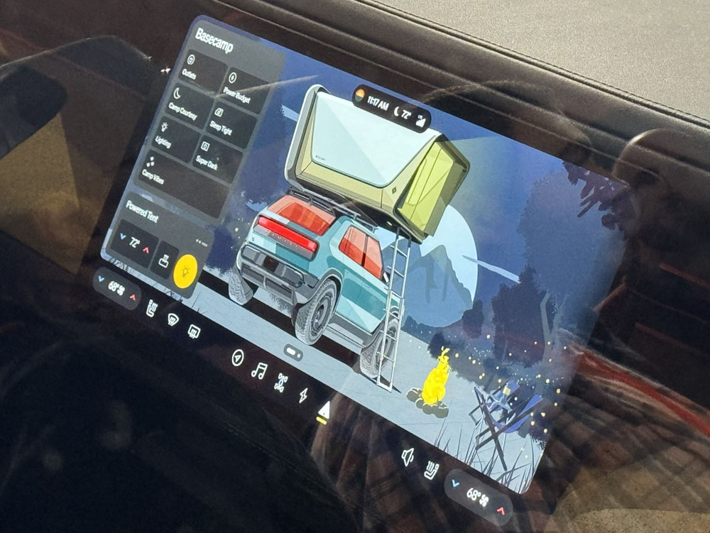 rivian treehouse rooftop tent hides a neat trick up its sleeves 9 Motor16