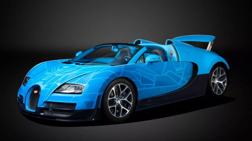 2014 Bugatti Veyron Grand Sport Vitesse Transformers. Imagen estudio.