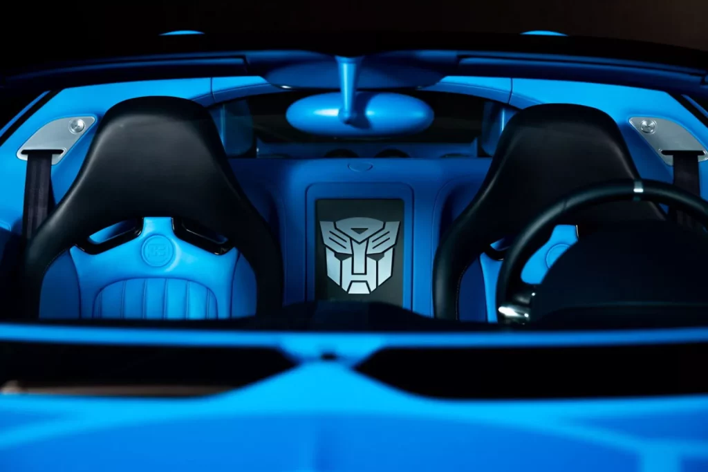 2014 Bugatti Veyron Grand Sport Vitesse Transformers. Imagen interior.