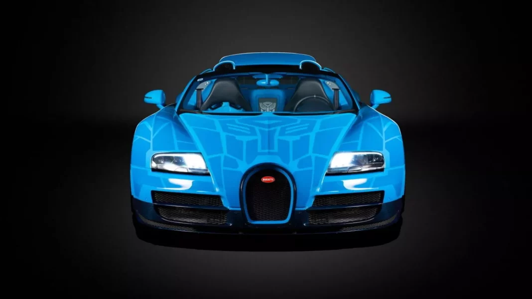 2014 Bugatti Veyron Grand Sport Vitesse Transformers. Imagen portada.