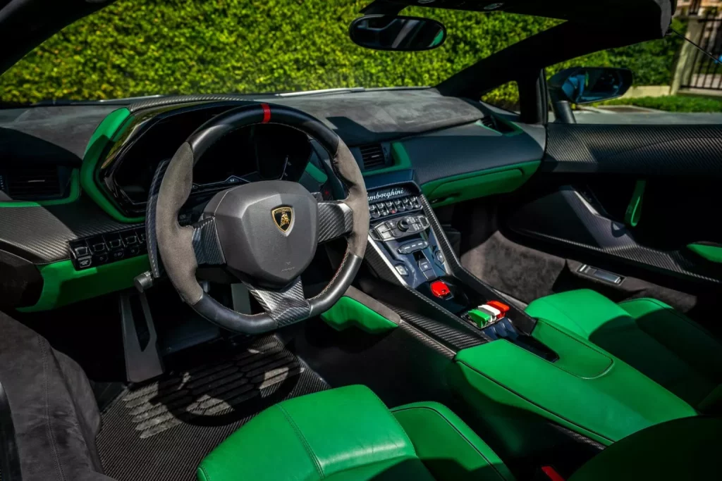 2015 Lamborghini Veneno Roadster SBX. Imagen interior.