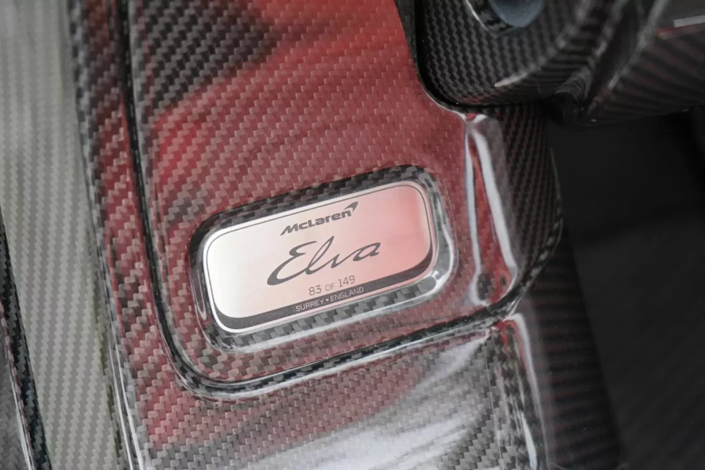 2022 McLaren Elva. SBX Cars. Imagen detalle.