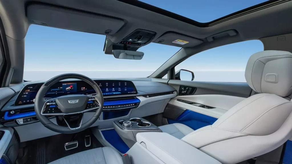 2024 Cadillac Optiq. Imagen interior.