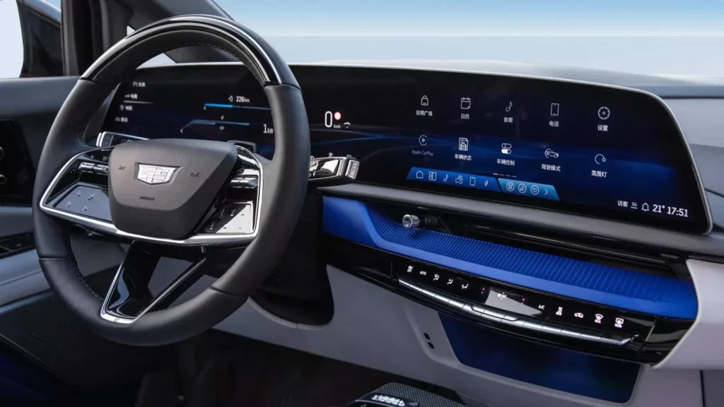 2024 Cadillac Optiq. Imagen detalle interior.