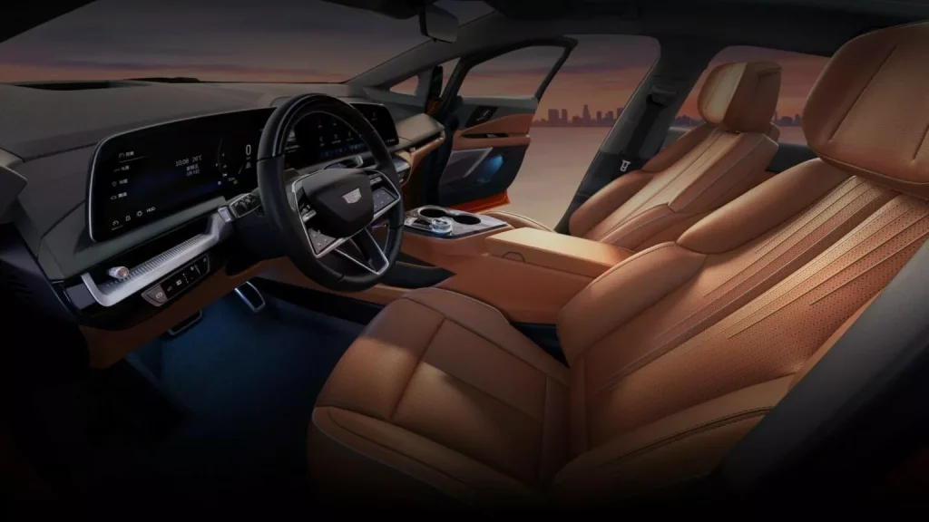 2024 Cadillac Optiq. China. Imagen interior.