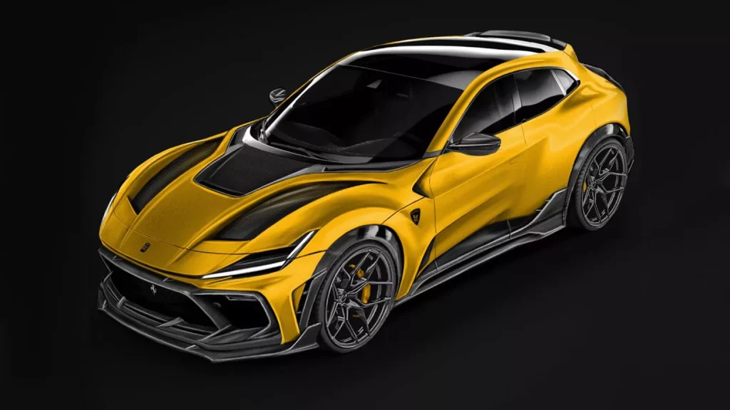 2024 Ferrari Purosangue. Keyvany Keypuro. Imagen delantera.