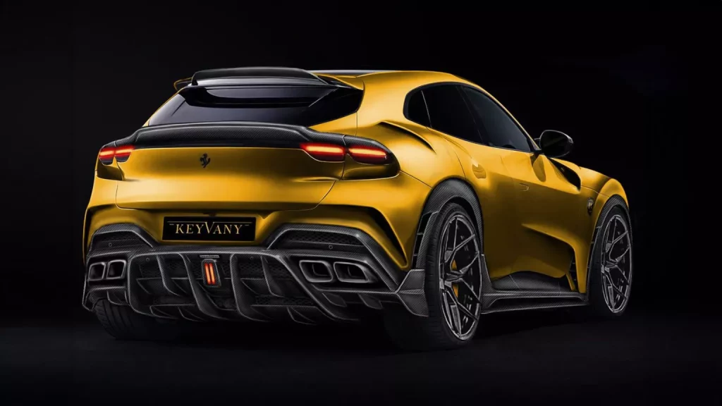2024 Ferrari Purosangue. Keyvany Keypuro. Imagen trasera.