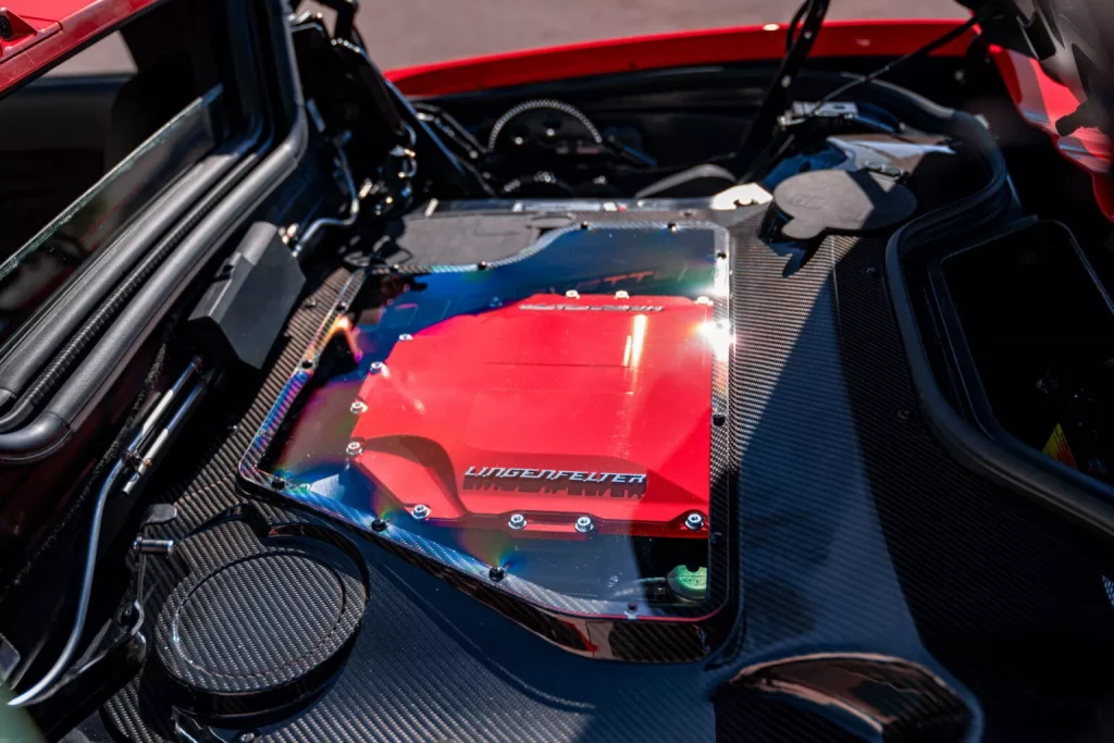 2024 Corvette E-Ray Lingenfelter Supercharged. Imagen motor.