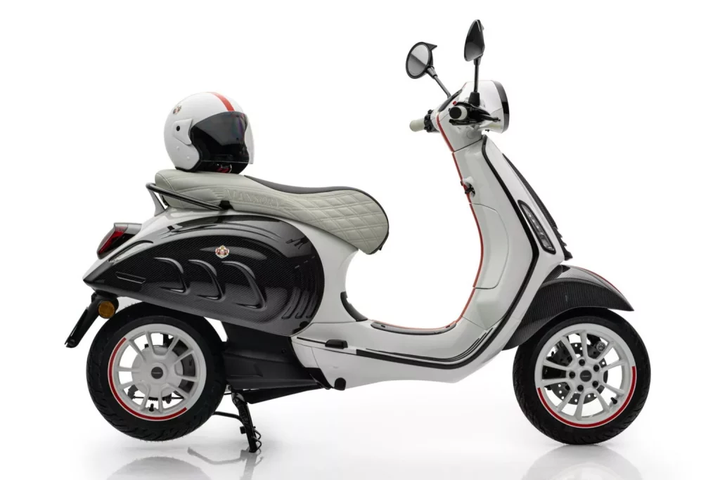 Mansory pierde el norte con su última criatura: Tiene dos ruedas, es eléctrica y da 5,4 CV 17 Motor16 2024 Mansory Vespa Elettrica Monaco 14 Motor16