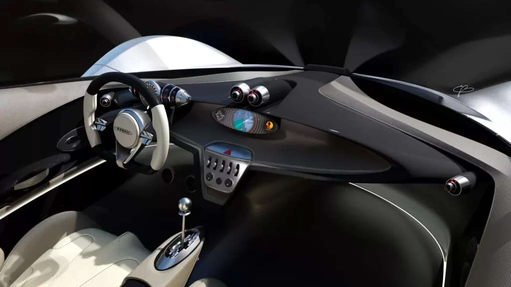 Pagani Alisea: El futuro de la marca hurga en su pasado 2 Motor16 2024 Pagani Alisea. Imagen interior.