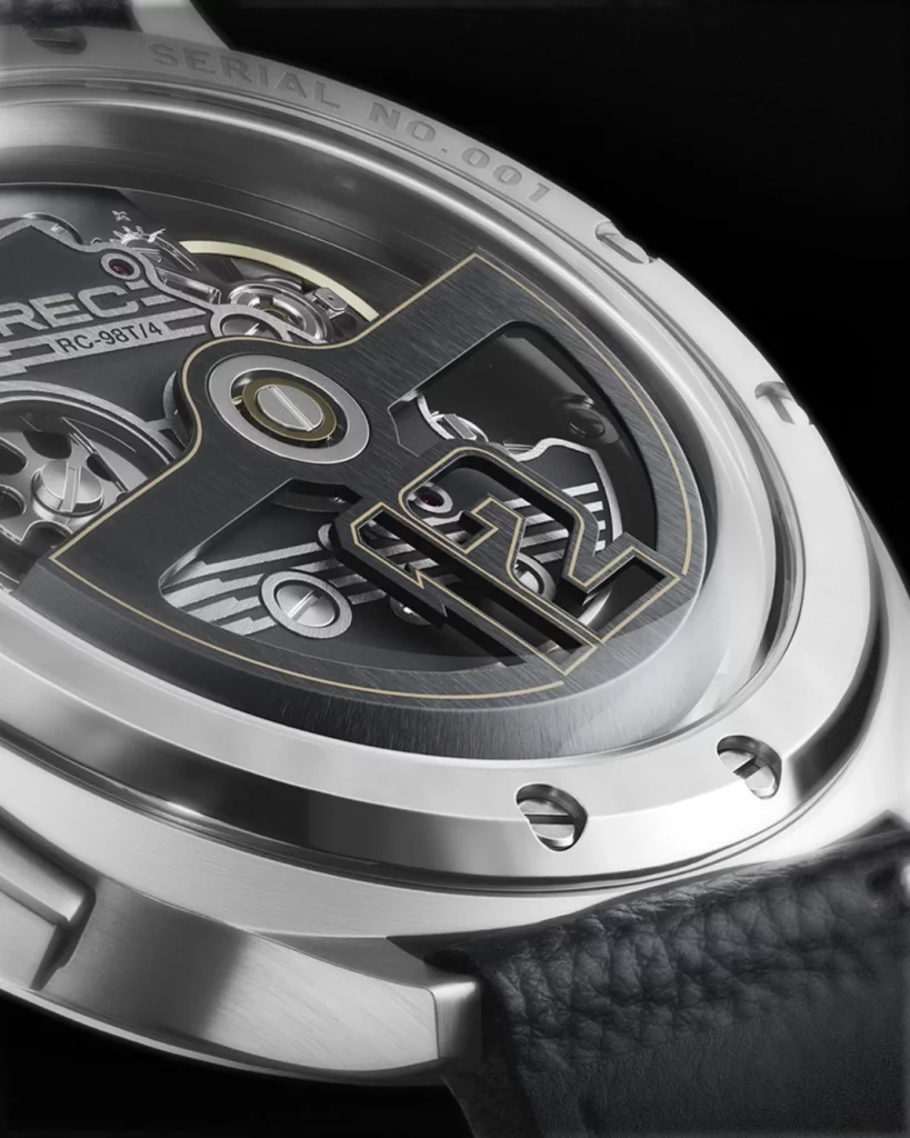 2024 Rec Watches Lotus 98T Ayrton Senna. Imagen detalle.