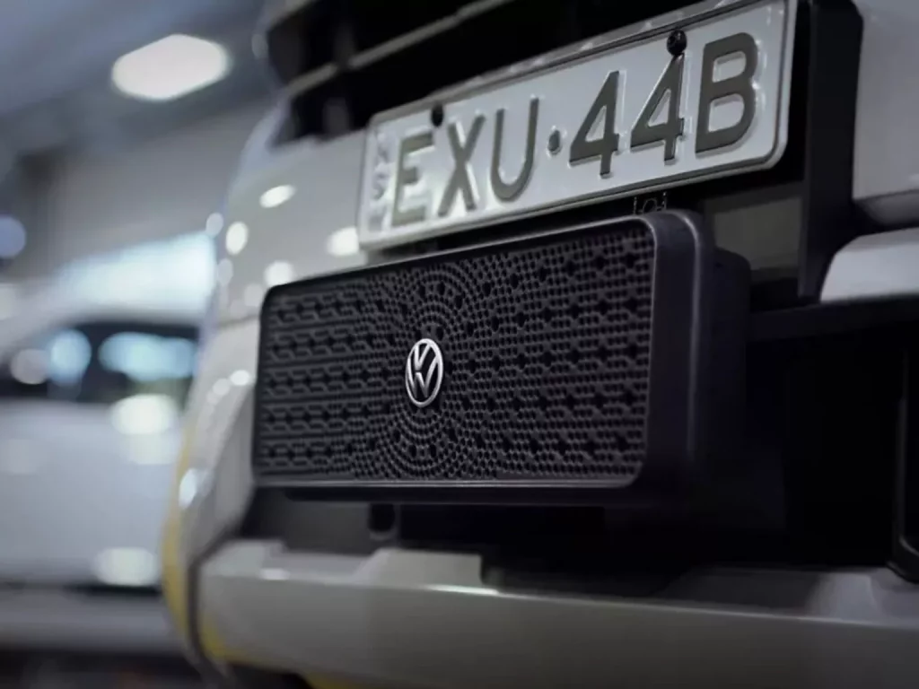 2024 Volkswagen RooBadge. Emblema. Imagen detalle.